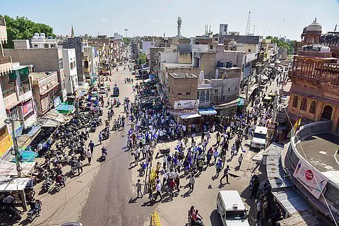 Bharat Bandh: Protest rally in Rajasthan
